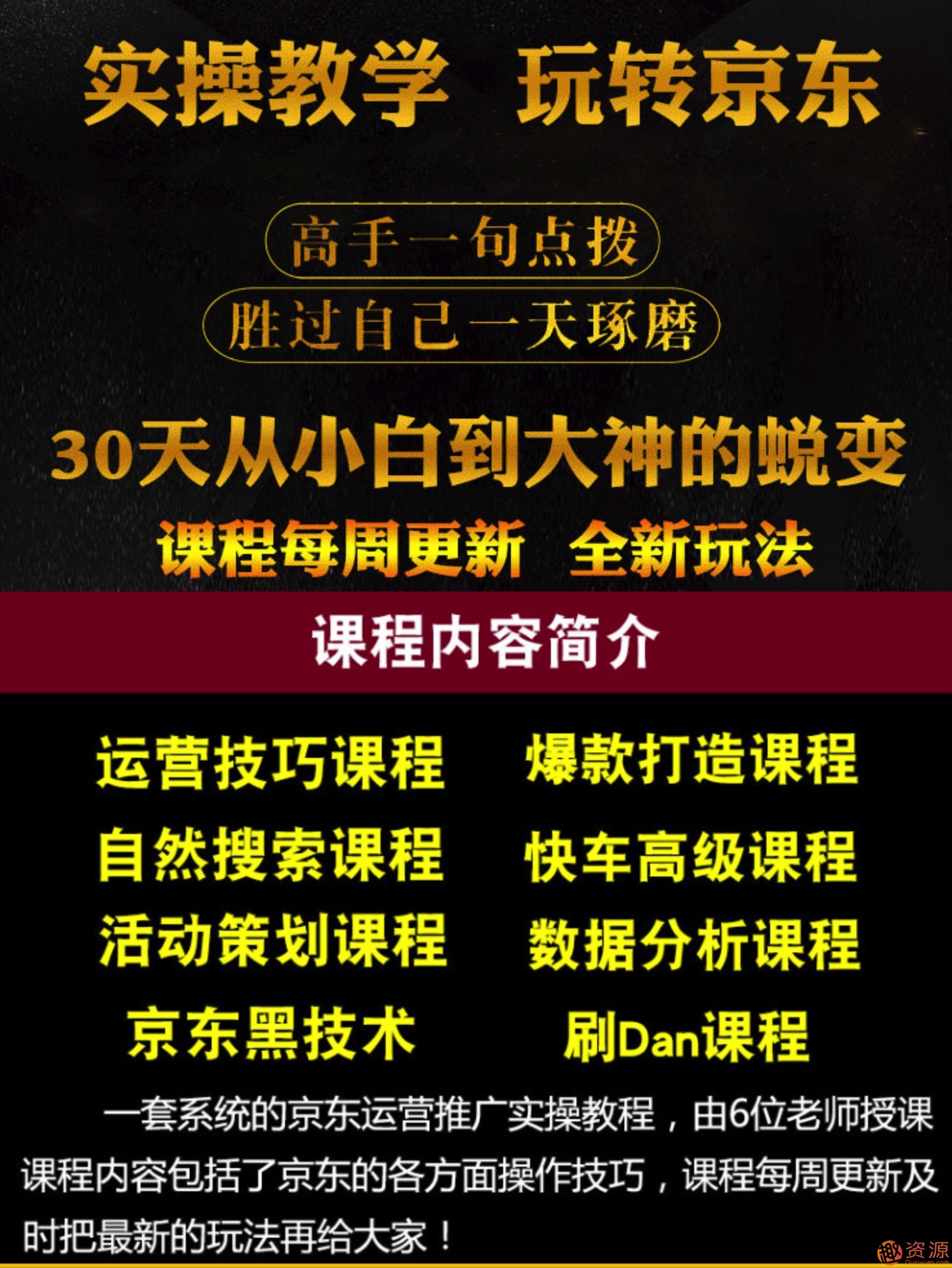 2019京東平臺(tái)店鋪運(yùn)營(yíng)教程快車營(yíng)銷技巧高級(jí)開(kāi)店全套電商視頻教學(xué)插圖2