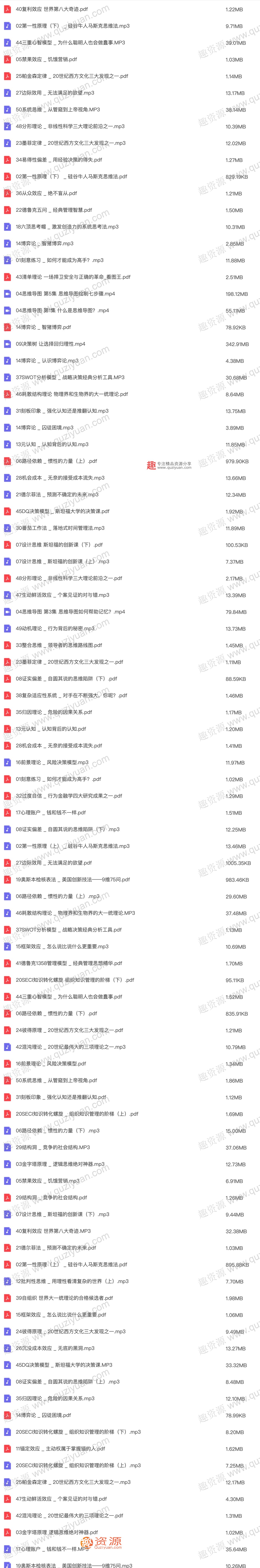 50個高級思維模型解析 百度網盤插圖1