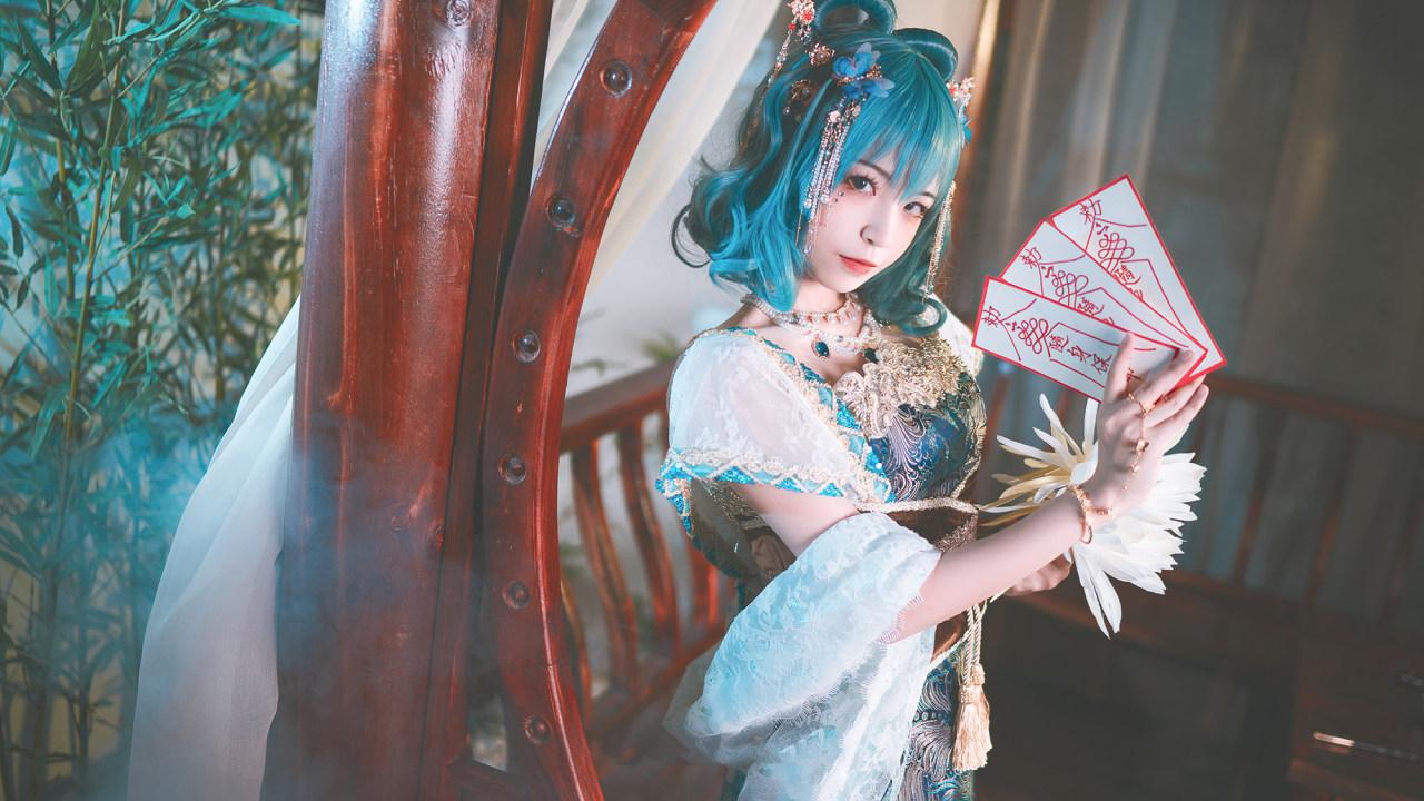 《東方project》霍青娥cosplay（CN：冉冉不甜v）插圖7