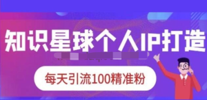 知識星球個(gè)人IP打造系列課程，每天引流100精準(zhǔn)粉【視頻教程】百度網(wǎng)盤插圖