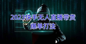 2023快手無人直播帶貨爆單教程，可批量放大操作百度網盤插圖