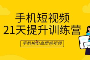 手機攝影技巧-手機攝影21天提升訓練營，手機拍出有意境的照片百度網(wǎng)盤插圖