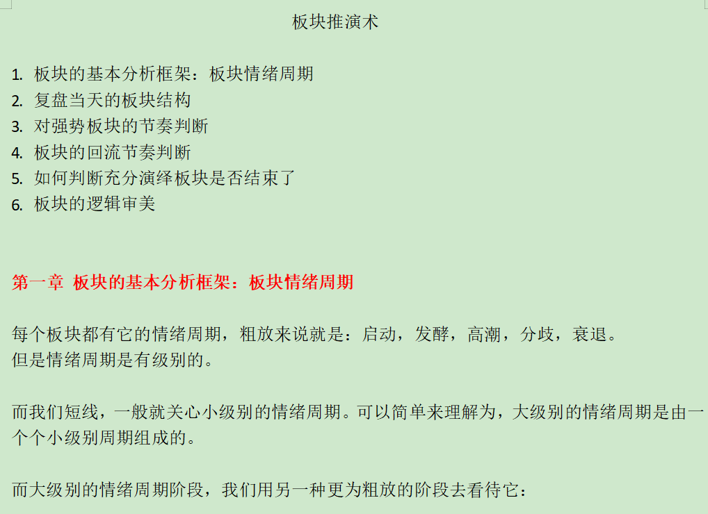 【復(fù)盤(pán)哥】看懂龍頭股復(fù)盤(pán)哥板塊推演術(shù)上下兩集插圖