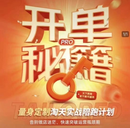 淘寶開單秘籍PRO，量身定制淘天實戰(zhàn)陪跑計劃，插圖